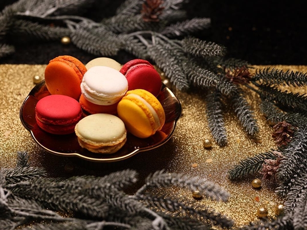 Kerst macarons
