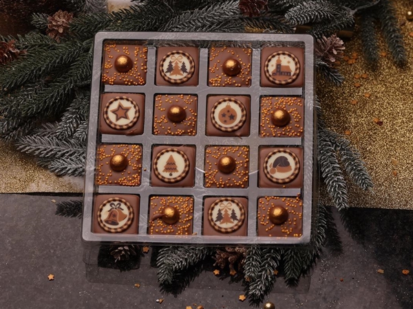 Kerstchocolade in blister